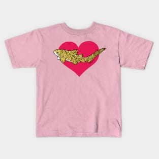 Zebra Shark Love Kids T-Shirt